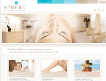 Tablet Screenshot of clinicasphere.com.br